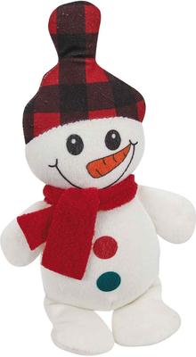 Show full view: Zanies Buffalo Check Snow Boy Squeaky Dog Chew Toy slide 2 of 2