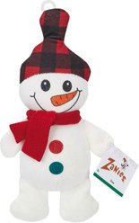 Zanies Buffalo Check Snow Boy Squeaky Dog Chew Toy
