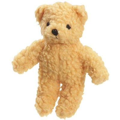 Zanies Zanies Berber Bear Squeaky Dog Chew Toy, 8.5-in, Yellow