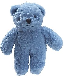 Zanies Berber Bear Squeaky Dog Chew Toy, 8.5-in, Blue