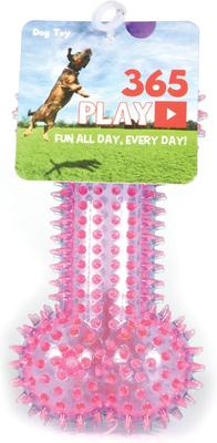 Show full view: Play 365 Squeaky Spike Bone Squeaky Dog Chew Toy, Blue slide 2 of 2