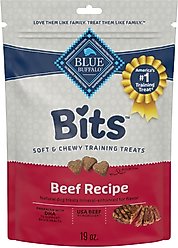 Blue Buffalo Blue Bits Tender Beef Recipe Soft-Moist Training Dog Treats, 19-oz bag