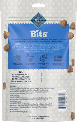 Show full view: Blue Buffalo Blue Bits Tasty Chicken Recipe Soft-Moist Training Dog Treats, 11-oz bag slide 3 of 12