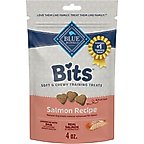 Blue Buffalo Blue Bits Savory Salmon Recipe Chicken Free Soft-Moist Training Dog Treats, 4-oz bag