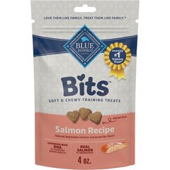 Blue Buffalo Blue Bits Savory Salmon Recipe Chicken Free Soft-Moist Training Dog Treats, 4-oz bag