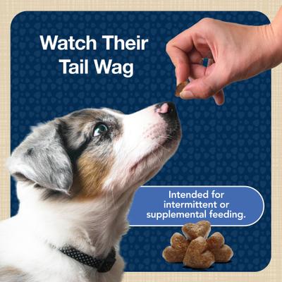 Show full view: Blue Buffalo Blue Bits Tasty Chicken Recipe Soft-Moist Training Dog Treats, 4-oz bag slide 9 of 11