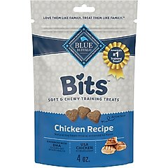 Blue Buffalo Blue Bits Tasty Chicken Recipe Soft-Moist Training Dog Treats, 4-oz bag