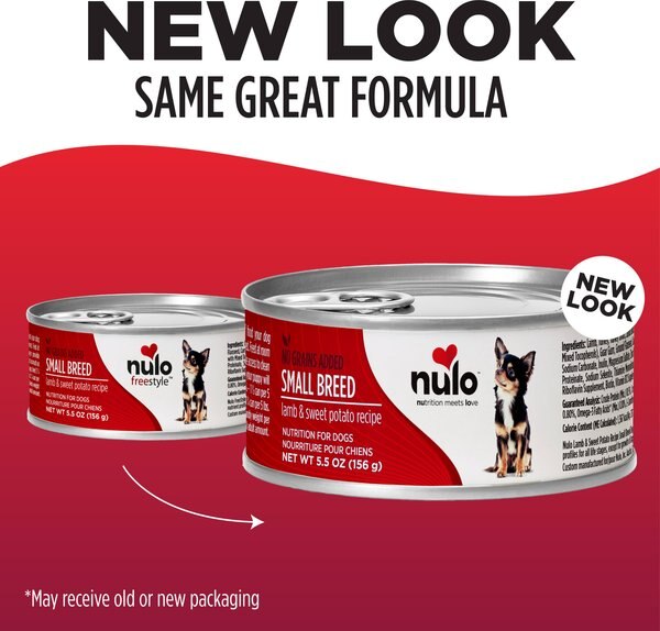 Nulo Small Breed Adult Grain-Free Lamb & Sweet Potato Recipe Wet Pate Canned Dog Food