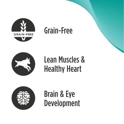 Show full view: Nulo Puppy Grain-Free Turkey, Cod, & Sweet Potato Recipe Wet Pate Canned Dog Food, 13-oz, case of 12 slide 4 of 12