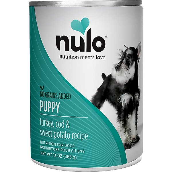 Nulo Puppy Grain-Free Turkey, Cod, & Sweet Potato Recipe Wet Pate Canned Dog Food
