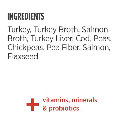 Show full view: Nulo Adult Trim Weight Management Grain-Free Turkey & Cod Recipe Wet Pate Canned Dog Food, 13-oz, case of 12 slide 6 of 12