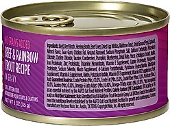 Nulo Shredded Beef & Rainbow Trout in Gravy Grain-Free Canned Cat & Kitten Food, 3-oz, case of 24 slide 2 of 9