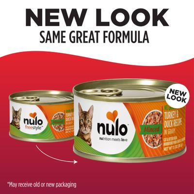 Show full view: Nulo Minced Turkey & Duck in Gravy Grain-Free Canned Cat & Kitten Food, 3-oz, case of 24 slide 8 of 11