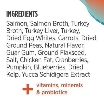 Show full view: Nulo Minced Salmon & Turkey in Gravy Grain-Free Canned Cat & Kitten Food, 3-oz, case of 24 slide 6 of 11