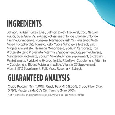 Show full view: Nulo Grain-Free Salmon & Mackerel Recipe Pate Wet Canned Food for Cats & Kittens, 5.5-oz, case of 24 slide 5 of 11