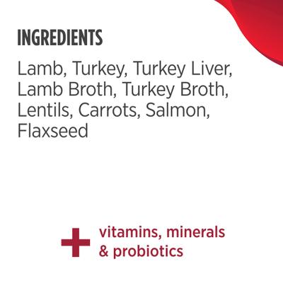 Show full view: Nulo Adult Grain-Free Lamb & Lentils Recipe Wet Pate Canned Dog Food, 13-oz, case of 12 slide 6 of 13