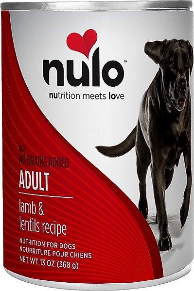 Show full view: Nulo Adult Grain-Free Lamb & Lentils Recipe Wet Pate Canned Dog Food, 13-oz, case of 12 slide 1 of 13