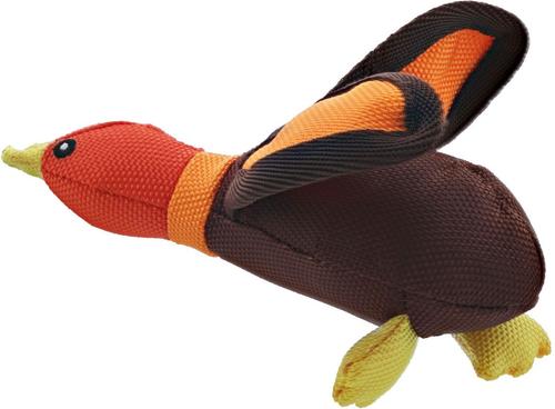 Show full view: Play 365 Ballistic Duck Squeaky Plush Dog Toy, Orange slide 2 of 5