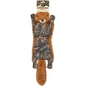 Mossy Oak Flattie Beaver Dog Chew Toy