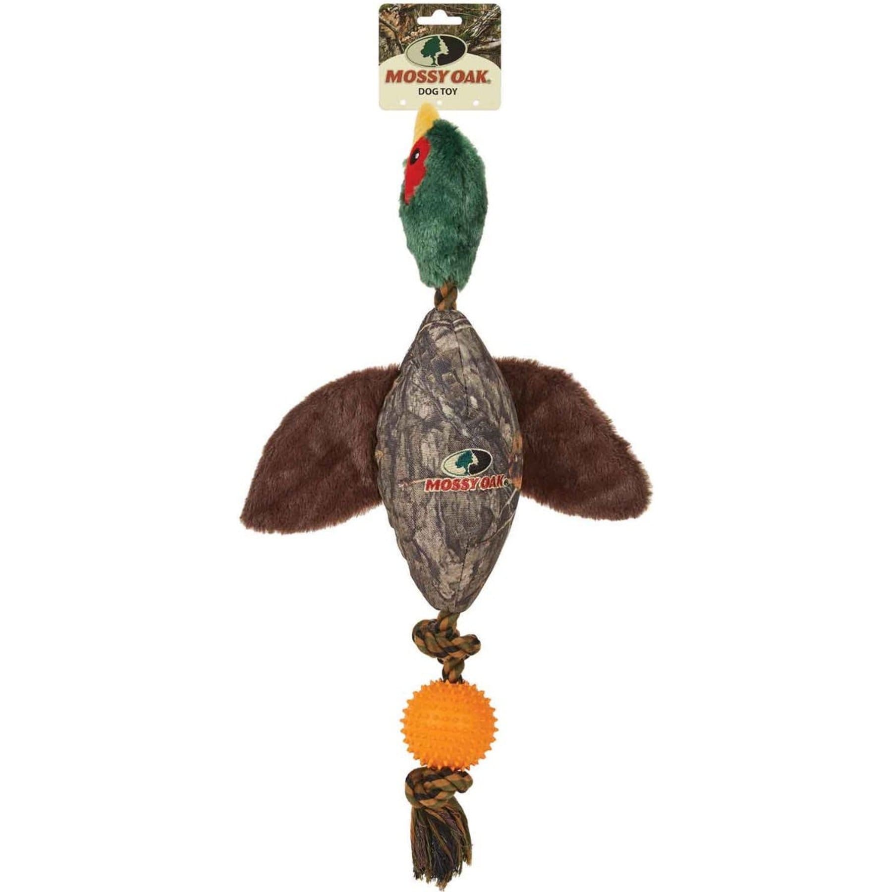 Mossy Oak Ball Rope Pheasant Dog Tug Toy