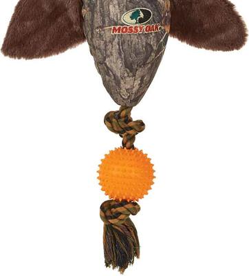 Show full view: Mossy Oak Ball Rope Pheasant Dog Tug Toy slide 3 of 4