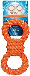 Infinity TPR Figure 8 Dog Chew Toy, Orange slide 2 of 2