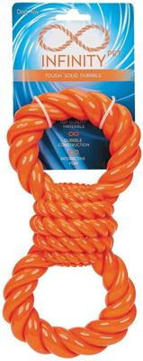 Show full view: Infinity TPR Figure 8 Dog Chew Toy, Orange slide 3 of 4