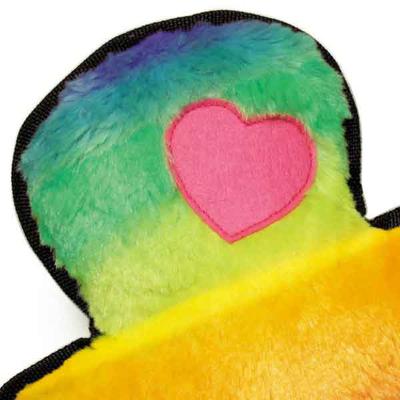 Show full view: Griggles Rainbow Buddy Squeaky Plush Dog Toy slide 2 of 2