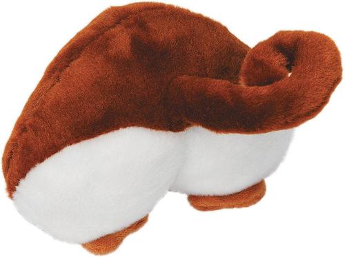 Show full view: Griggles Lil' Cheekies Monkey Squeaky Plush Dog Toy slide 2 of 2