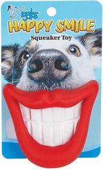 Griggles Happy Smile Squeaker Dog Chew Toy