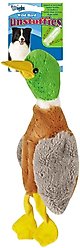 Griggles Wild Bird Unstuffies Duck Squeaky Plush Dog Toy, Small
