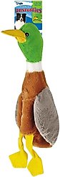 Griggles Wild Bird Unstuffies Duck Squeaky Plush Dog Toy, Large