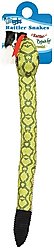 Griggles Rattler Snake Squeaky Plush Dog Toy, Yellow, 26-in
