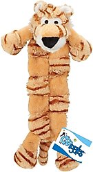 Griggles Safari Squeaktacular Tiger Squeaky Plush Dog Toy, Large