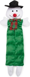 Griggles Christmas Holiday Squeaktacular Snowman Squeaky Plush Dog Toy