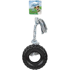 Digger's Tire N Tug Dog Toy