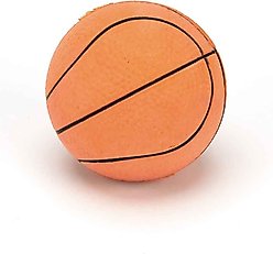 Digger's Latex Basketball Squeaky Dog Ball Toy slide 2 of 3