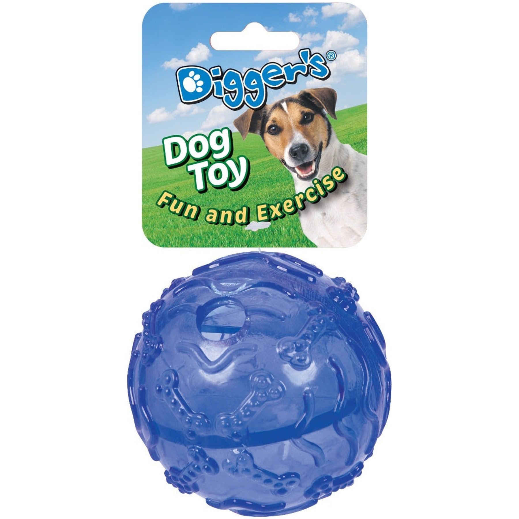 Digger's TPR Treat Ball Dog Toy