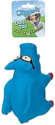 Digger's Flying Grunting Pig Dog Chew Toy, Blue