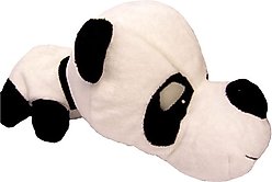 Digger's FatHedz Panda Bear Squeaky Plush Dog Toy
