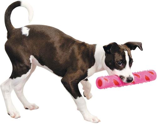 Show full view: Digger's Crinkle Stuff Stick Dog Chew Toy, Pink slide 3 of 3