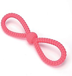 Digger's Figure 8 Tugger Dog Chew Toy, Green slide 2 of 2