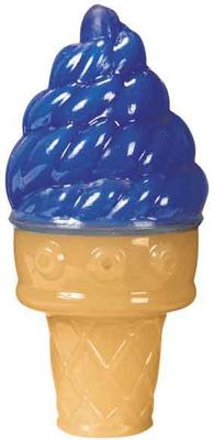 Show full view: Cool Pup Toy Ice Cream Cone Dog Chew Toy, Blue, Large slide 2 of 3