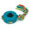 Show in main carousel: Chomper Tredz Rope Rubber Tire Dog Tug Toy, Black slide 3 of 4