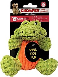 Chomper Mini Corduroy Safari Pal Gator Dog Chew Toy slide 2 of 2