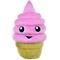 Show in main carousel: Chomper Food Junkeez Plush IceCream Cone Squeaky Dog Chew Toy slide 1 of 2