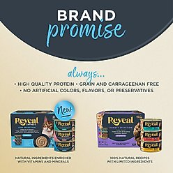 Reveal Entrees Variety Pate Grain-Free Wet Cat Food, 2.47-oz can, case of 20 slide 2 of 8