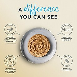 Reveal Entrees Tuna Fillet with Mackerel in Broth Pate Recipe Grain-Free Wet Cat Food, 2.47-oz can, case of 5 slide 2 of 9