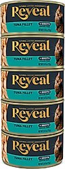 Reveal Natural Limited Ingredient Tuna Fillet in Broth Grain-Free Wet Cat Food, 2.47-oz can, case of 5