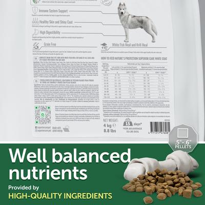 Show full view: Nature's Protection Superior Care All Life Stages & Breeds White Fish & Rice Dry Dog Food, 22-lb bag slide 5 of 9